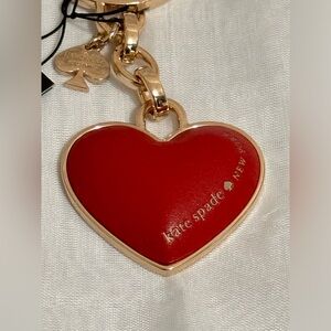 Kate Spade Heart hardware metal keyfob